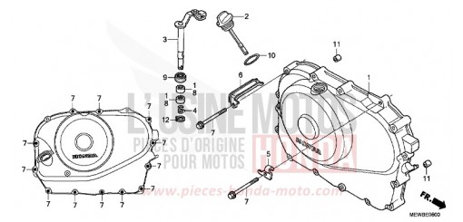 PANNEAU CARTER-MOTEUR D. NT700VB de 2011